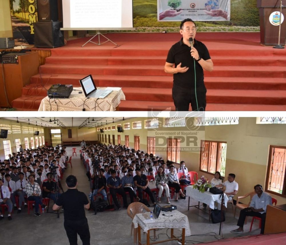 National Clean Air programme held at Don Bosco School Dimapur on April 10. (DIPR Photo)